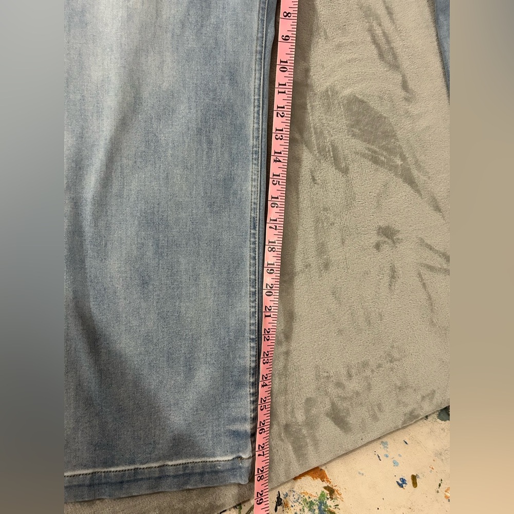 Soft surroundings ultimate denim wide leg jeans - Picture 7 of 9